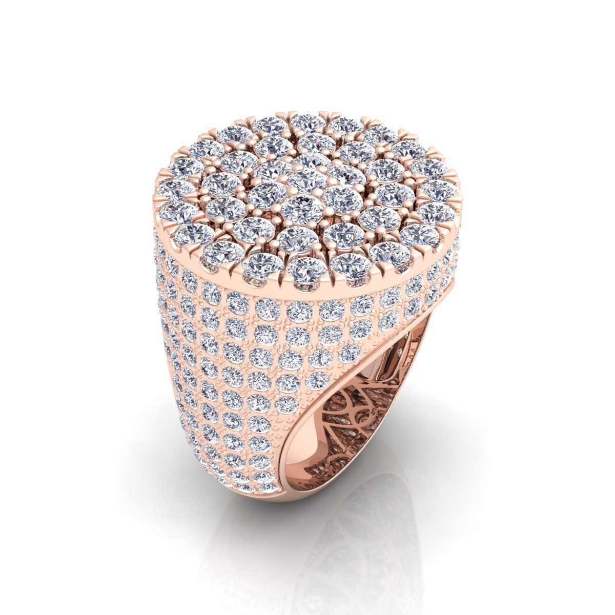 Mens Ring  3D print model_11