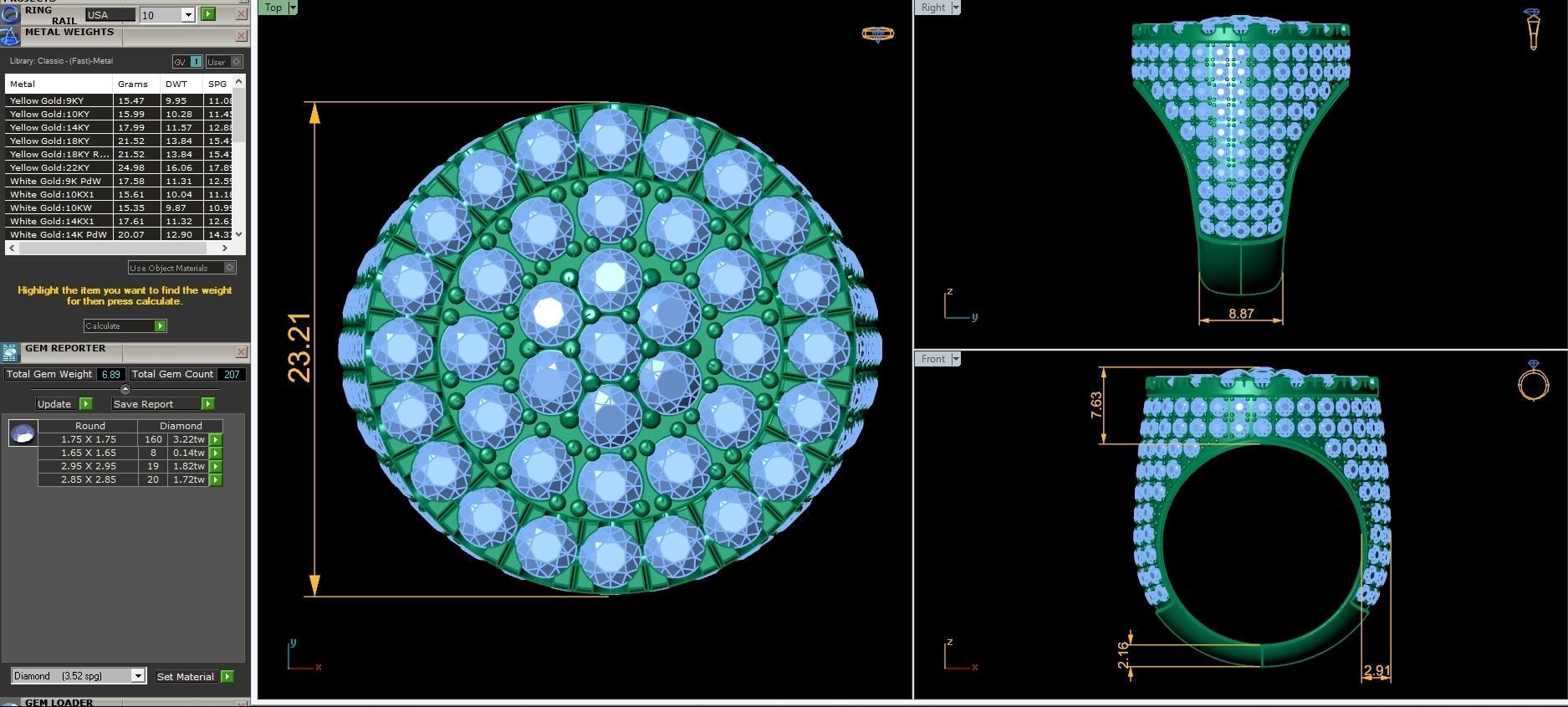 Mens Ring  3D print model_6