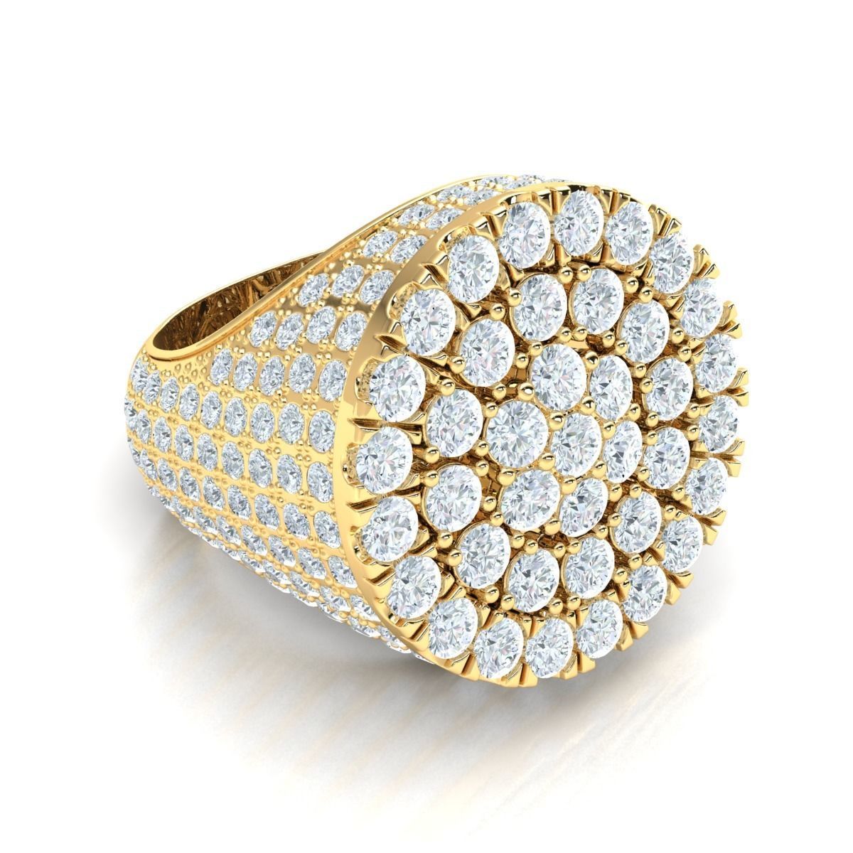 Mens Ring  3D print model_1