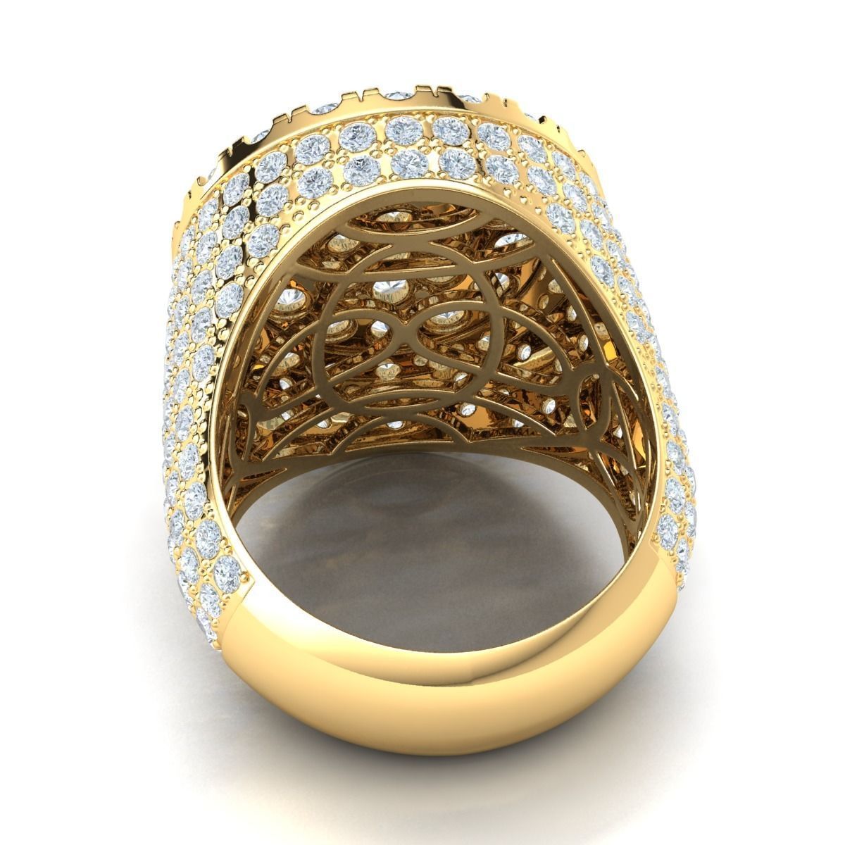 Mens Ring  3D print model_2