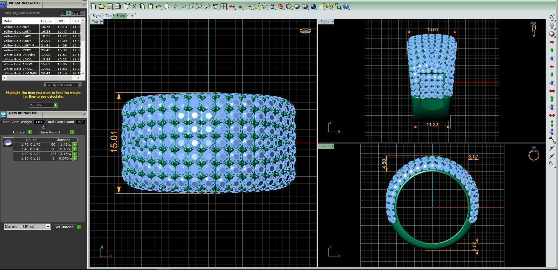 Mens Ring 3D print model_9