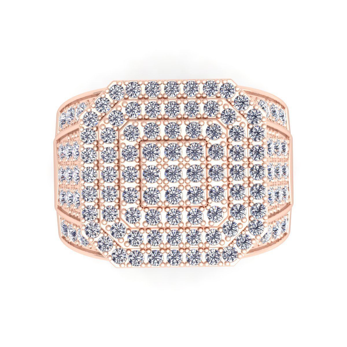 Fancy Mens Ring  3D print model_8