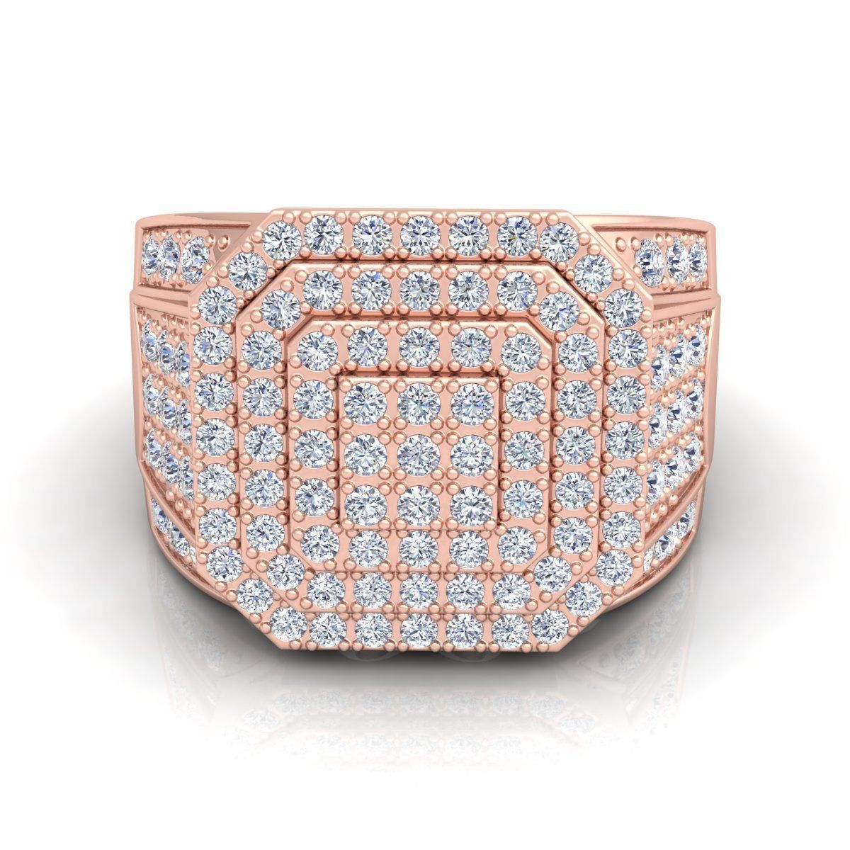 Fancy Mens Ring  3D print model_1