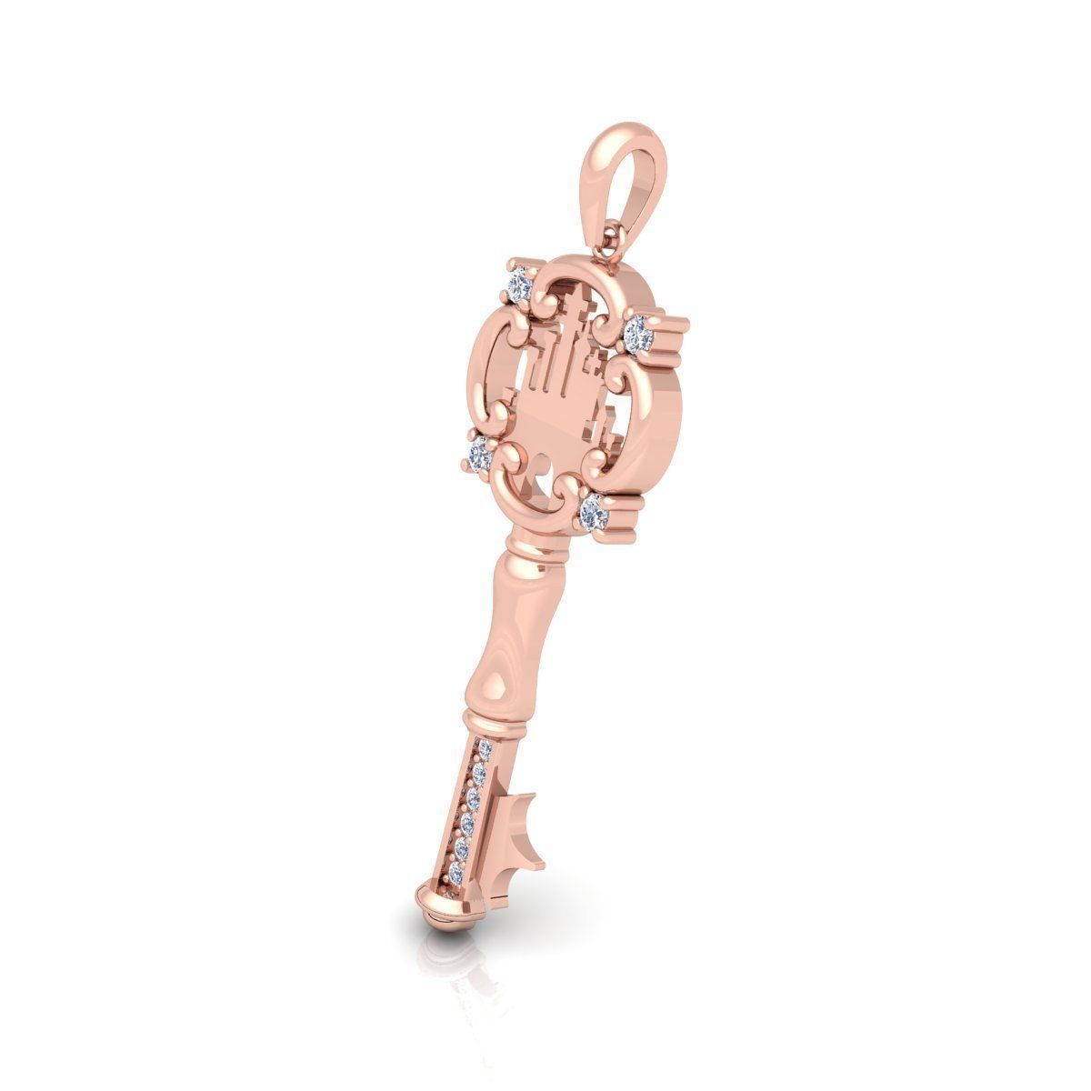 Fancy Key of god 3D print model_2