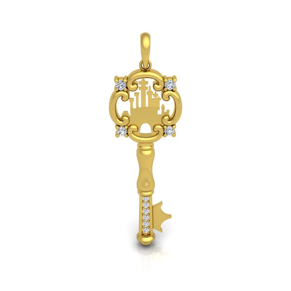 Fancy Key of god 3D print model_3