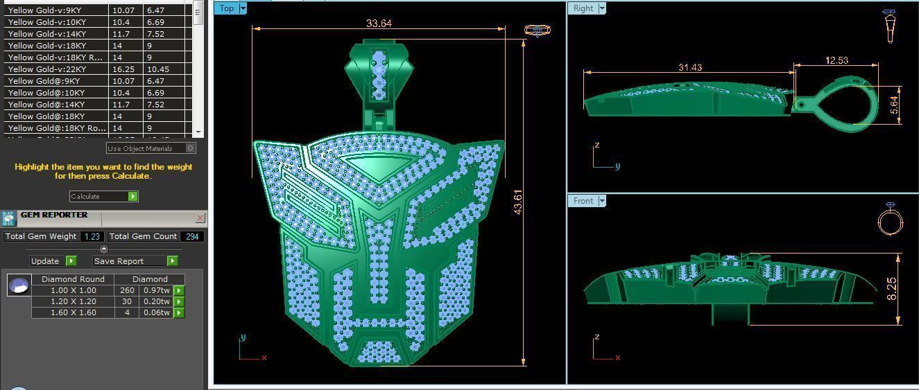 Fancy Pendents 3D print model_9