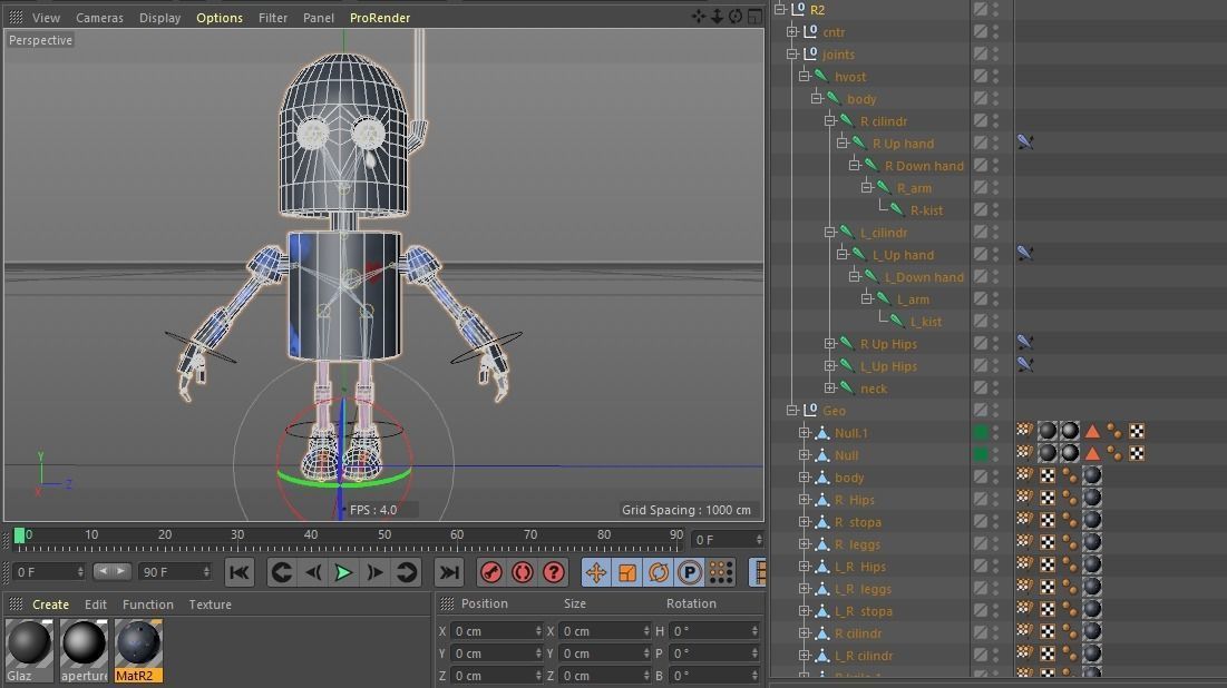Cartoon Character Robot Low-poly 3D model_4