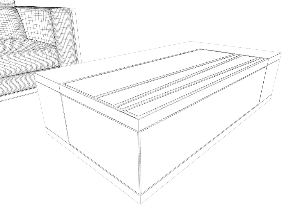 seats tables 3D model_5