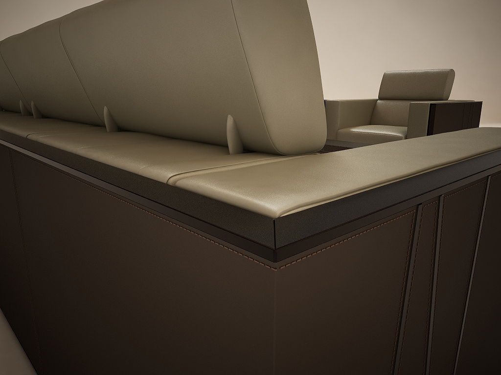 seats tables 3D model_6