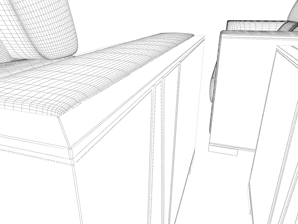 seats tables 3D model_10
