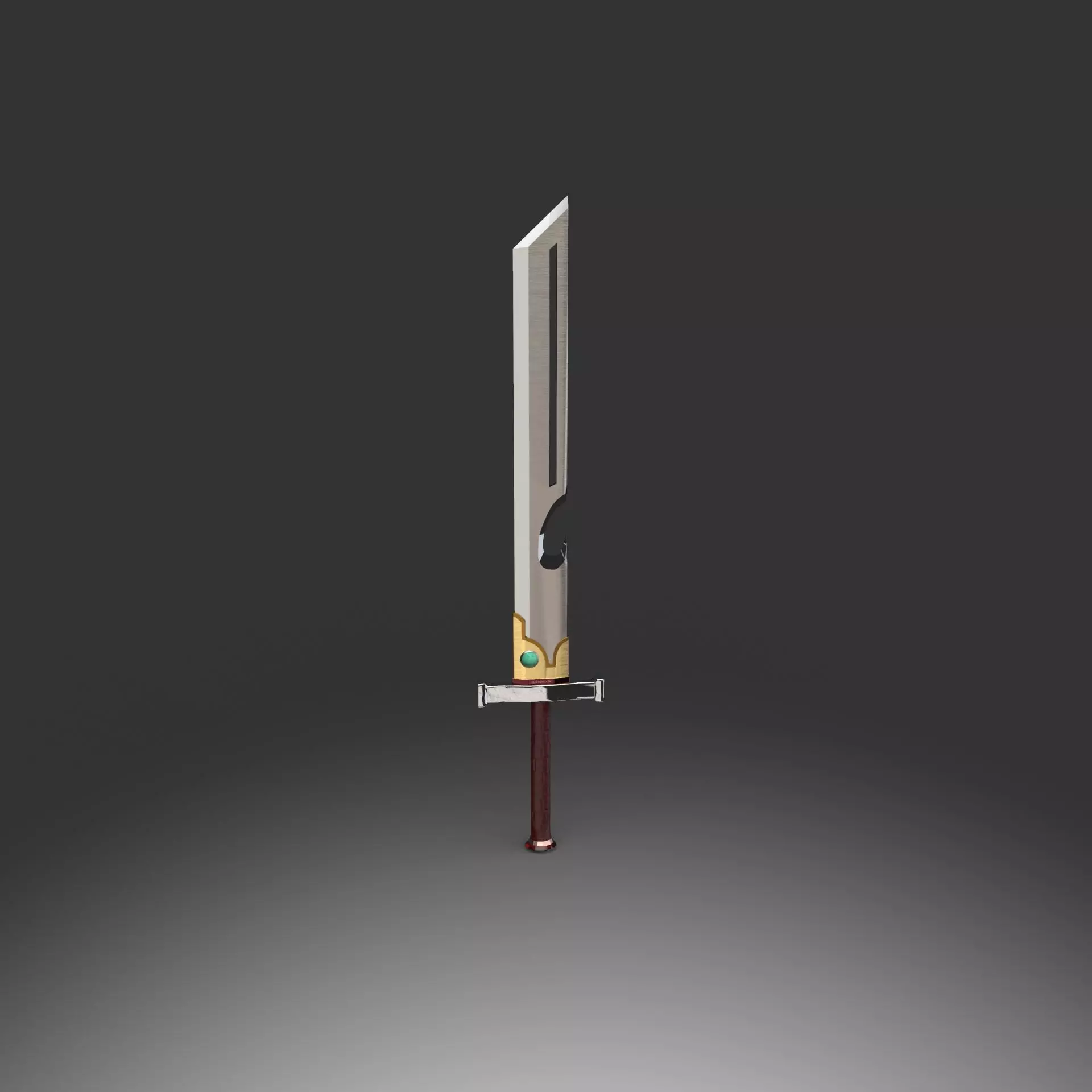 Gem Sword Free 3D model_0