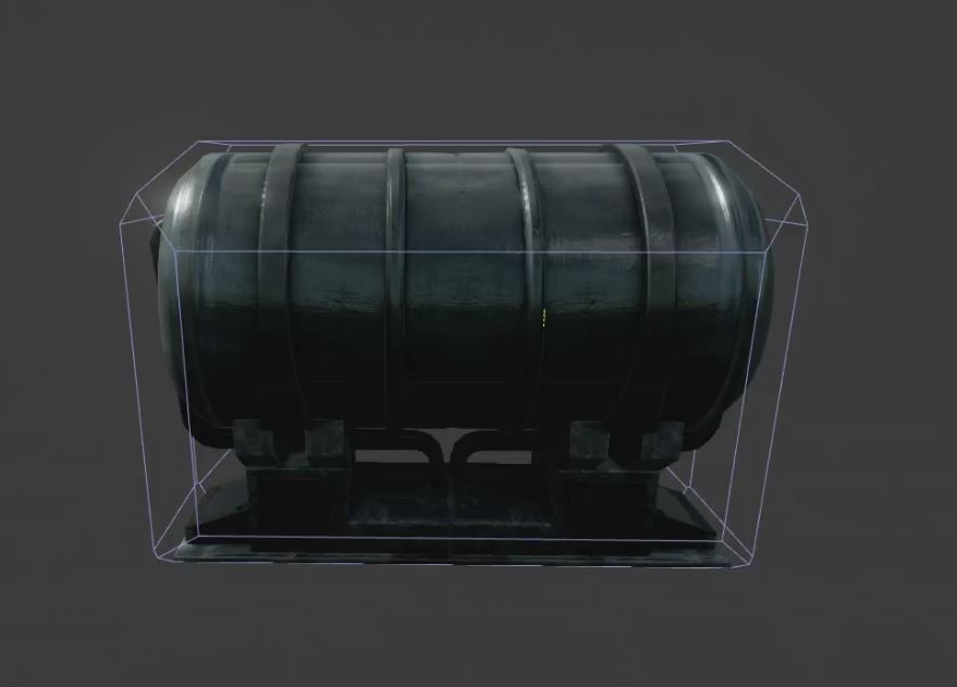Water Tank Free 3D model_20