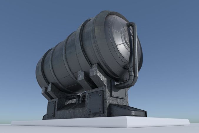 Water Tank Free 3D model_15