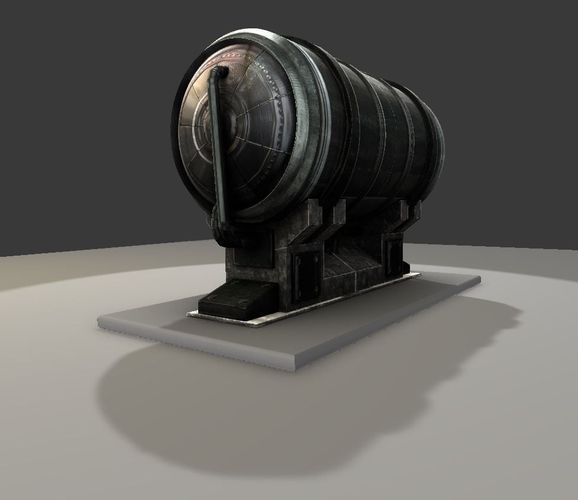 Water Tank Free 3D model_7