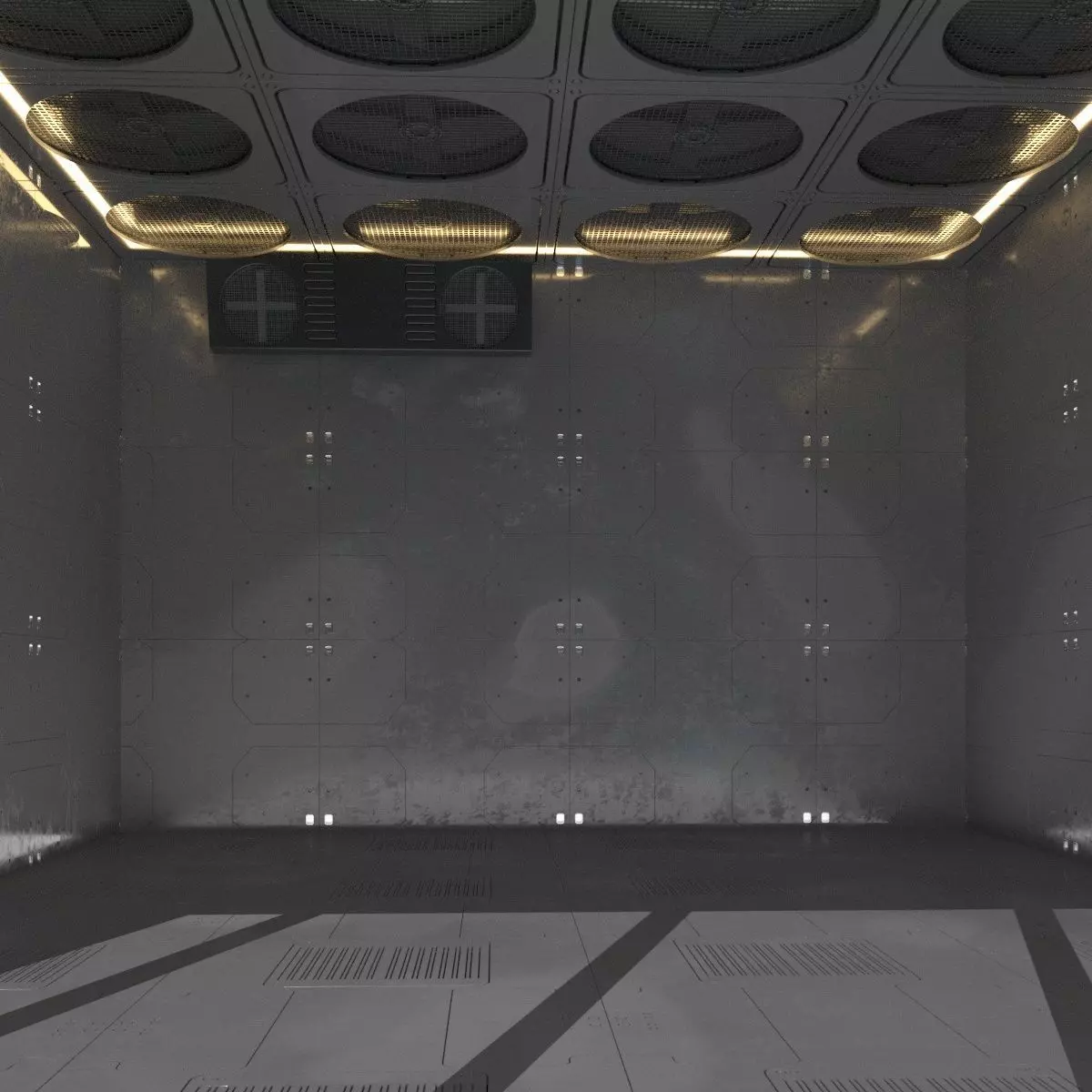 Sci-fi box 3D model_0