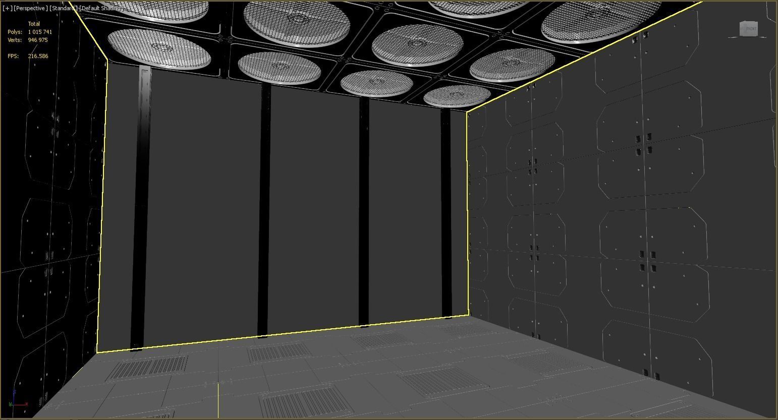 Sci-fi box 3D model_8