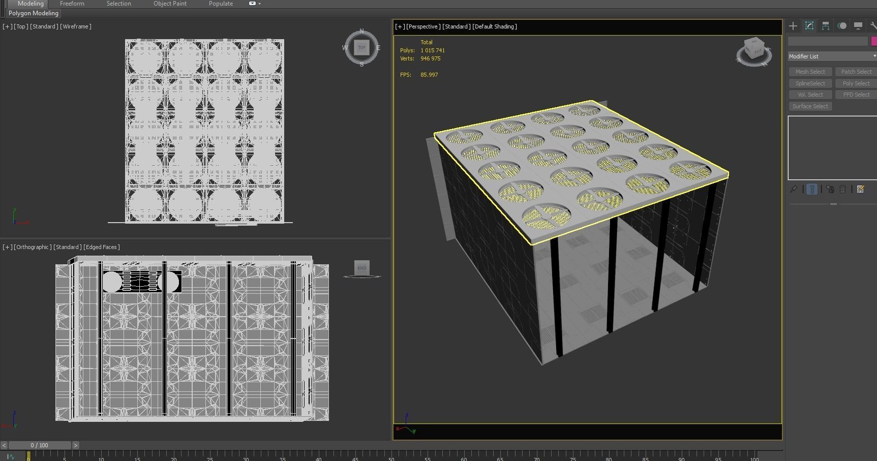 Sci-fi box 3D model_5