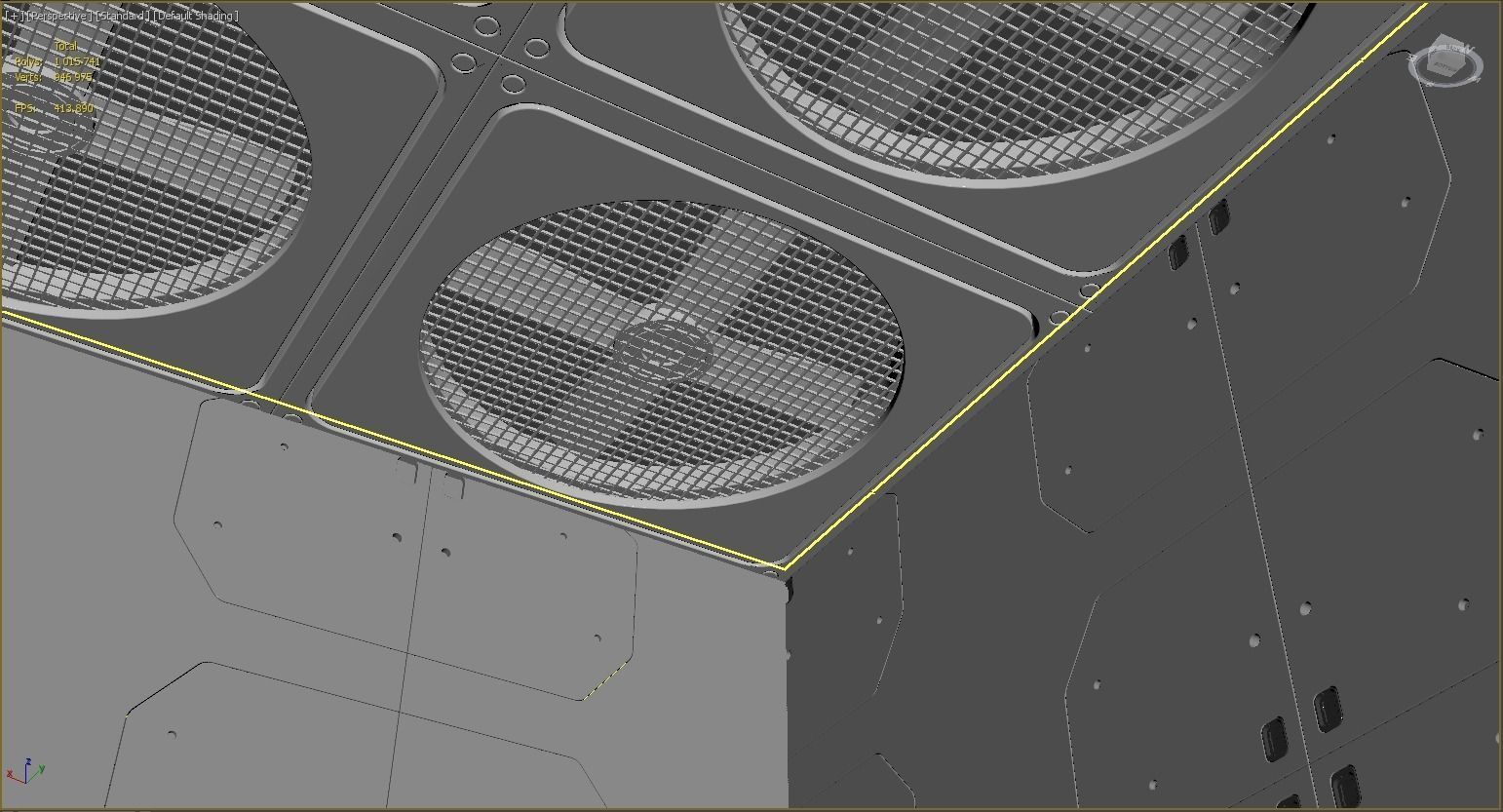 Sci-fi box 3D model_9