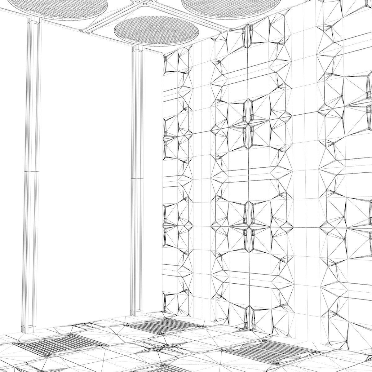 Sci-fi box 3D model_14