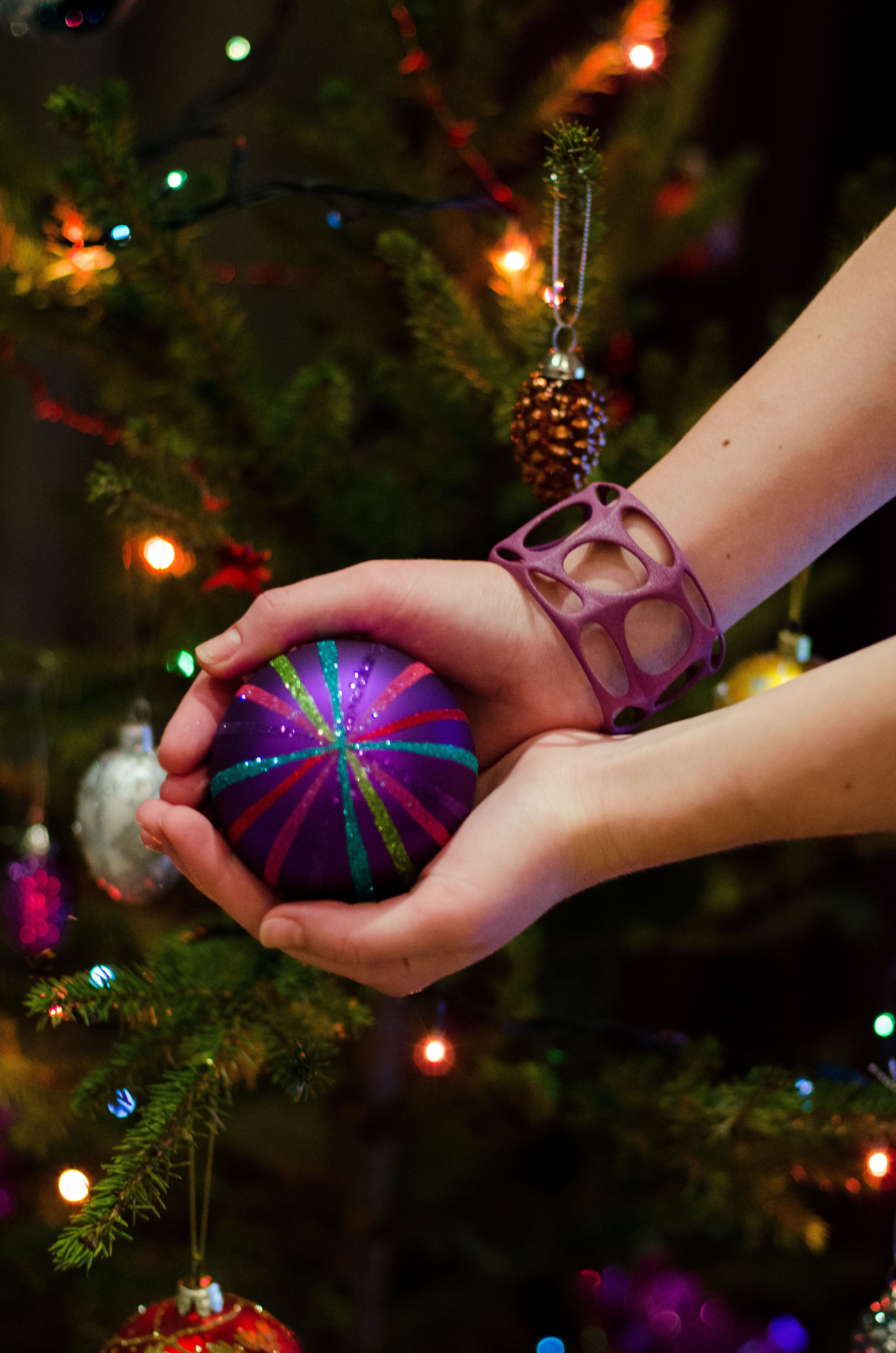 Pink Bracelet 3D print model_2