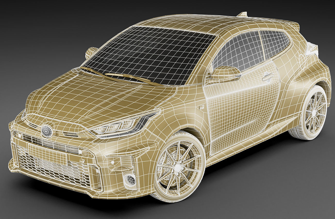 Toyota GR Yaris 2021 3D model_22