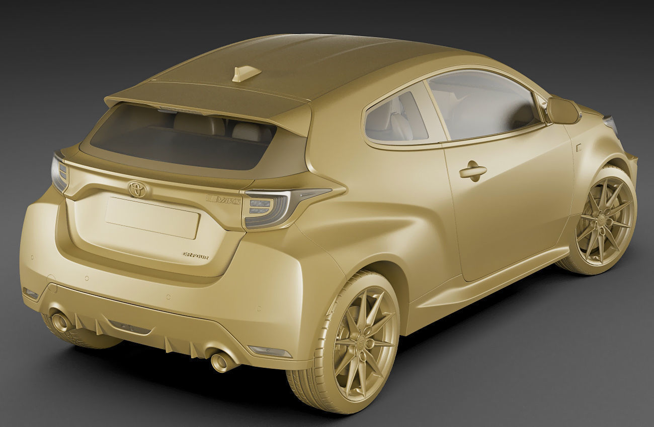 Toyota GR Yaris 2021 3D model_19