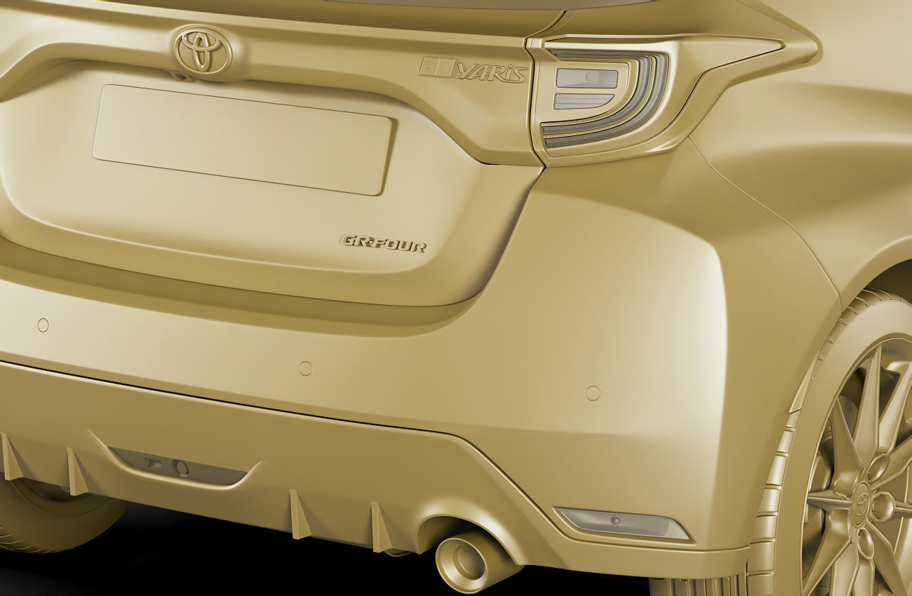 Toyota GR Yaris 2021 3D model_21