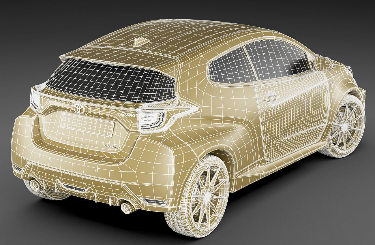 Toyota GR Yaris 2021 3D model_23