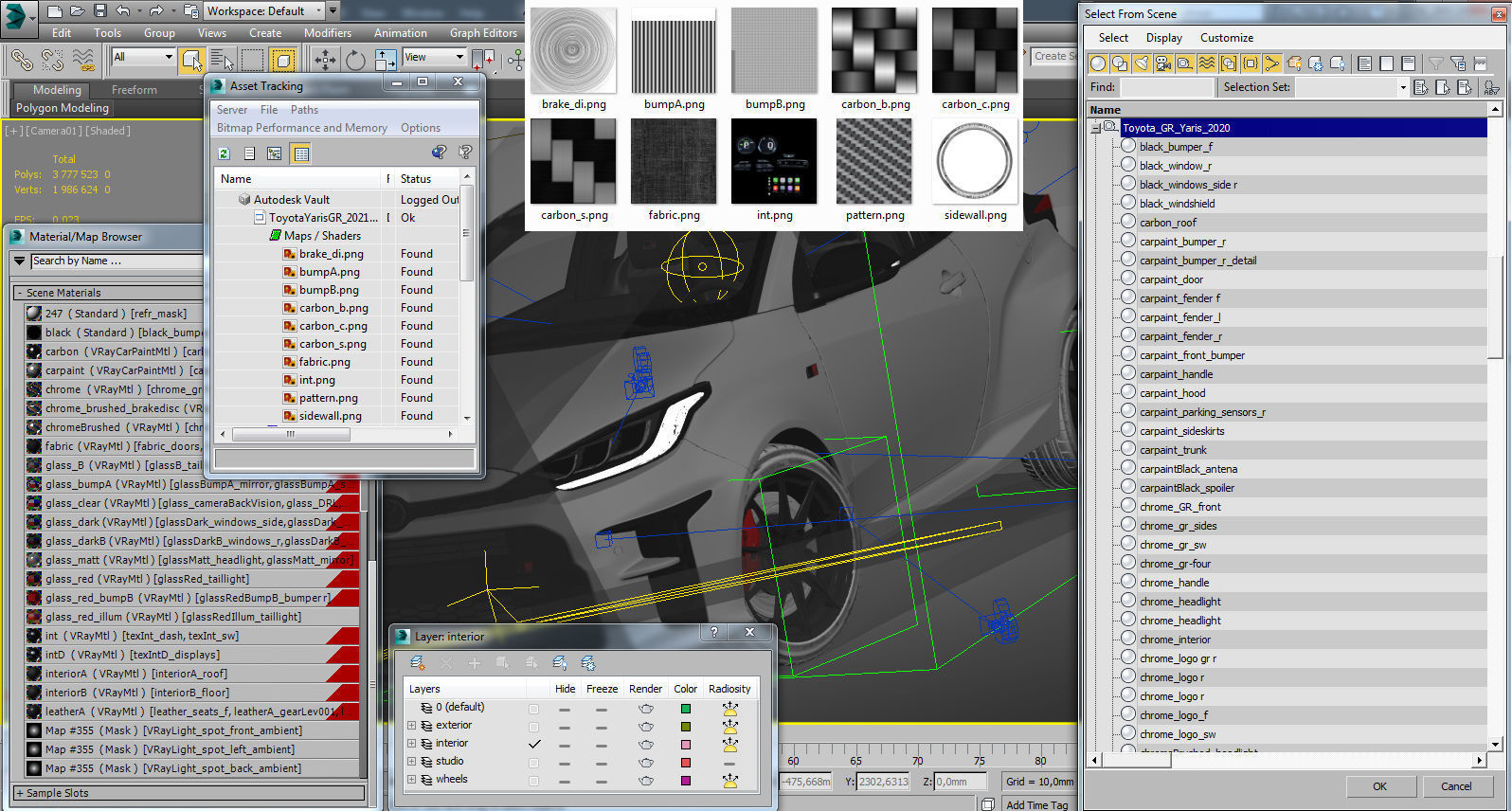 Toyota GR Yaris 2021 3D model_25