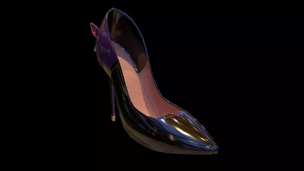 Higheels high heeled shoe 3D model