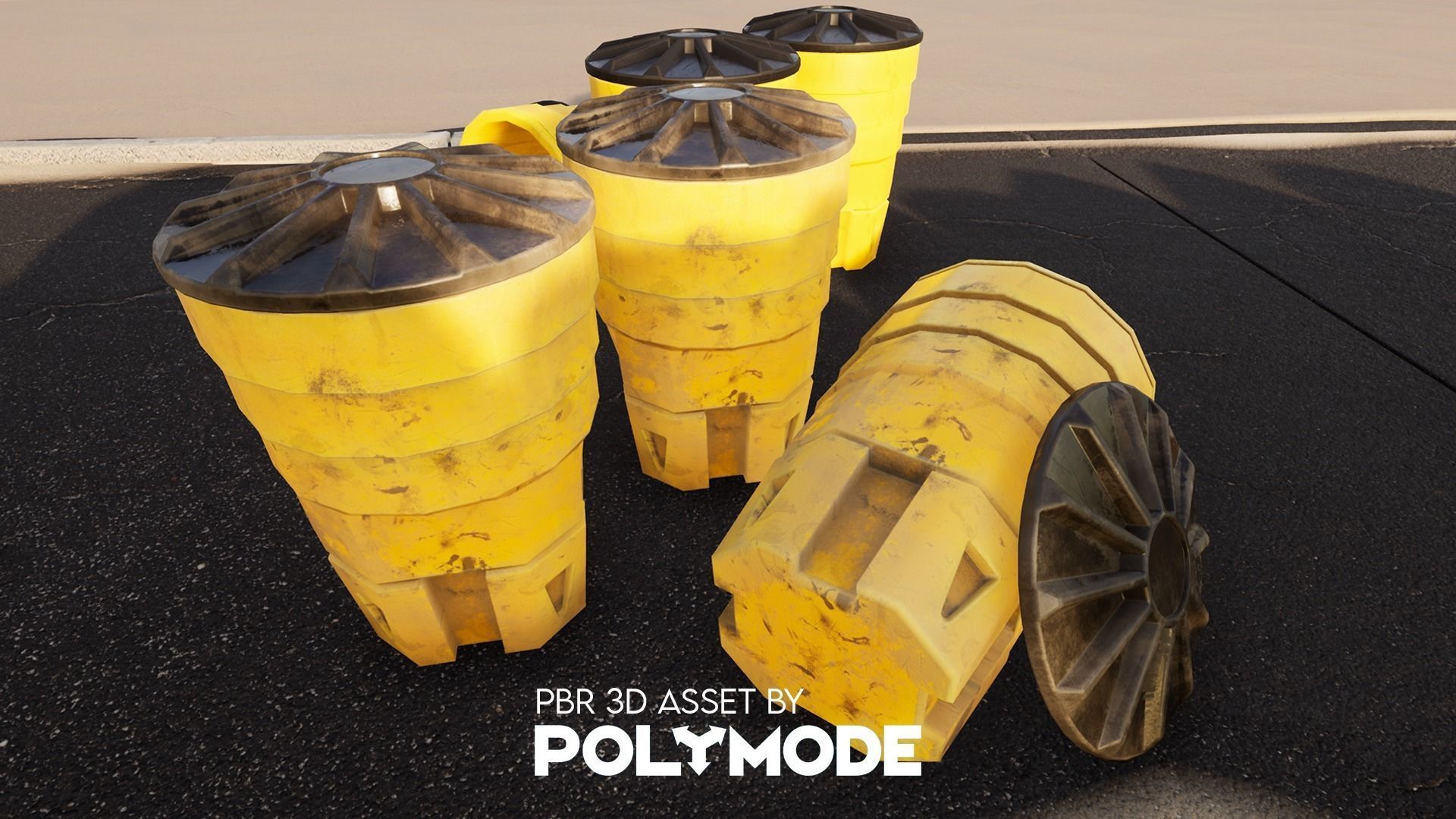 3D model Sand Crash Barrel Game-ready VR / AR / low-poly | CGTrader