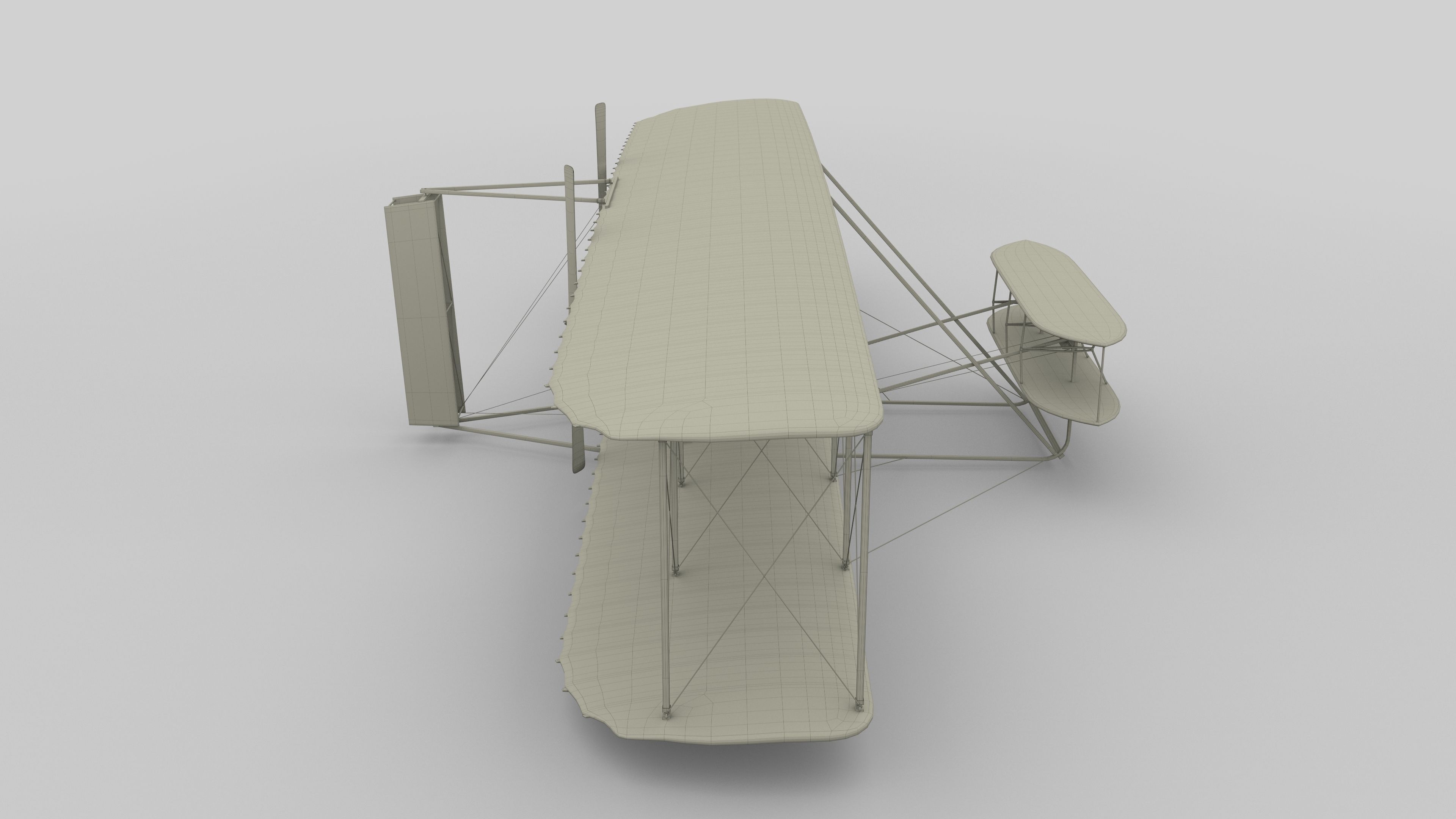 Rigged Wright Flyer 3D model_78
