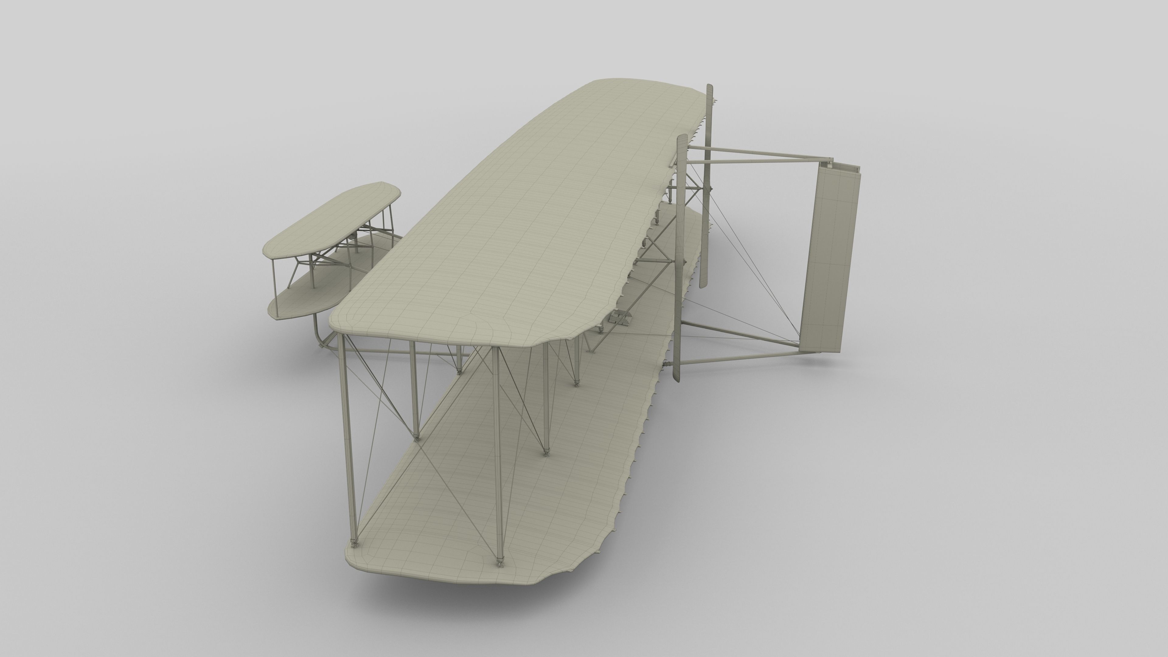 Rigged Wright Flyer 3D model_71