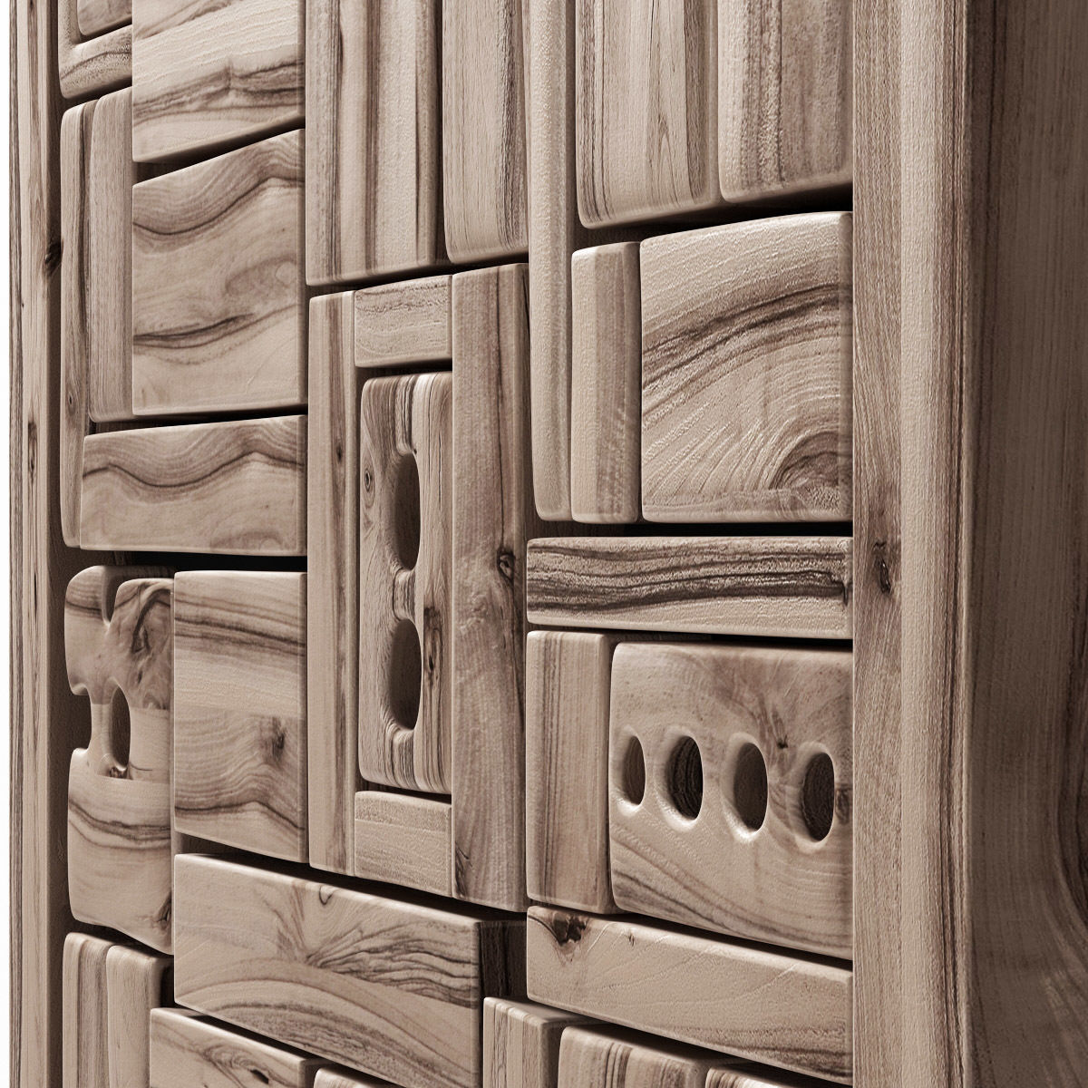 Panel wood form frame n1 3D model_14