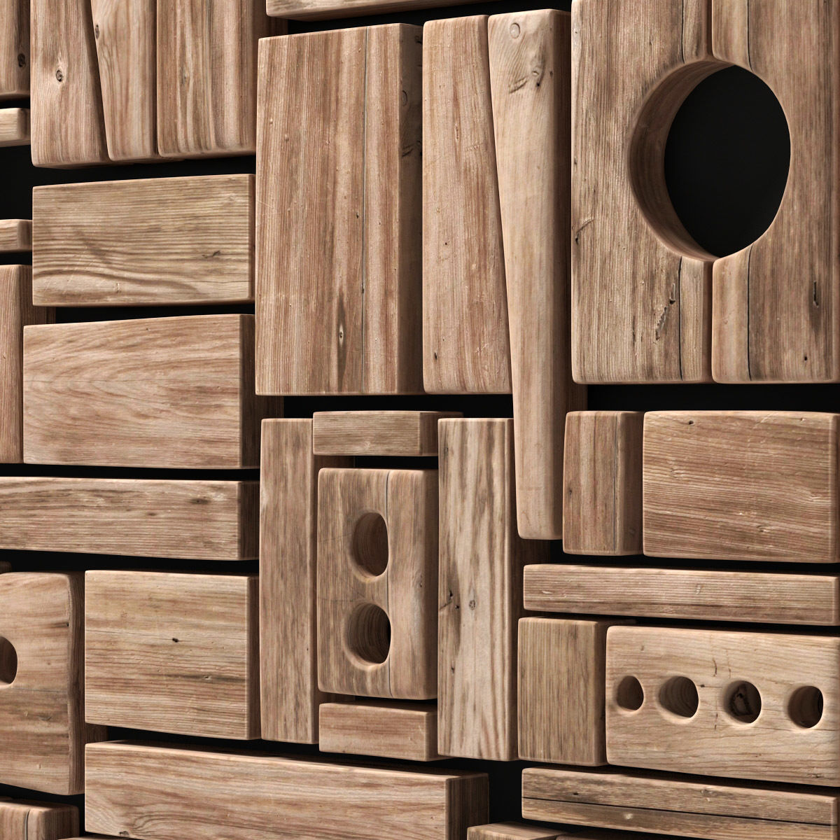 Panel wood form frame n1 3D model_12