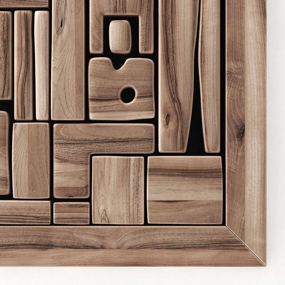 Panel wood form frame n1 3D model_15