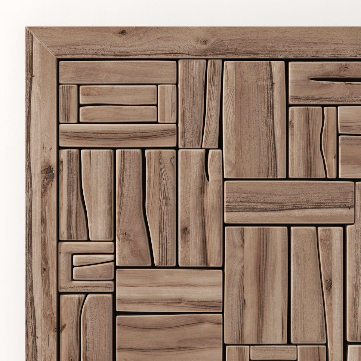 Panel wood form frame n1 3D model_8