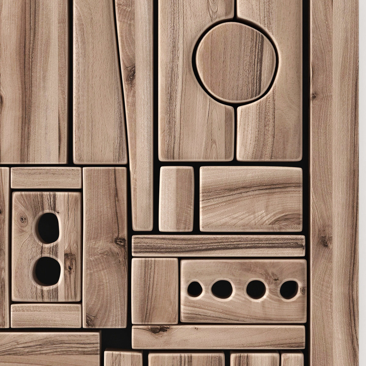 Panel wood form frame n1 3D model_9