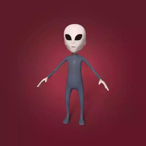 Cartoon Alien