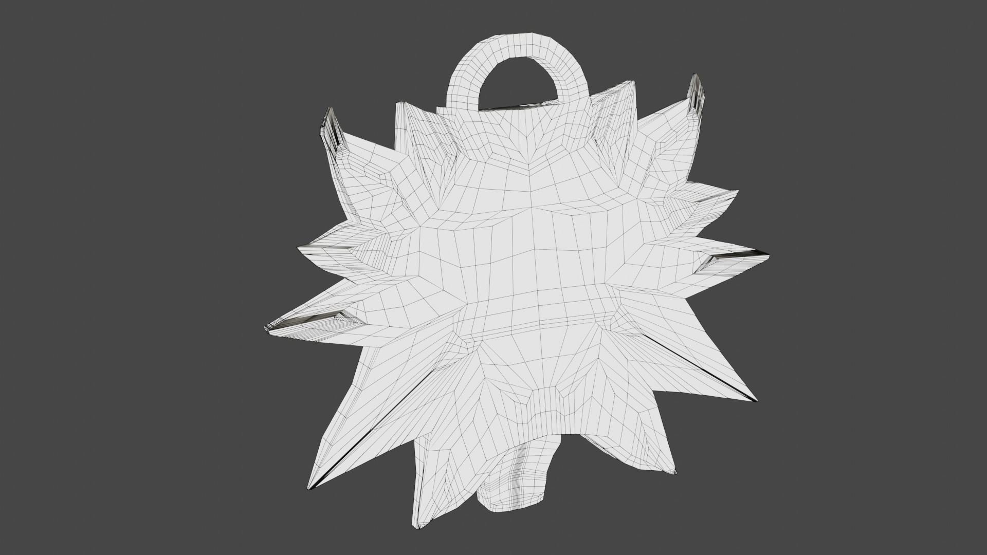 Witcher amulet 3D model_5