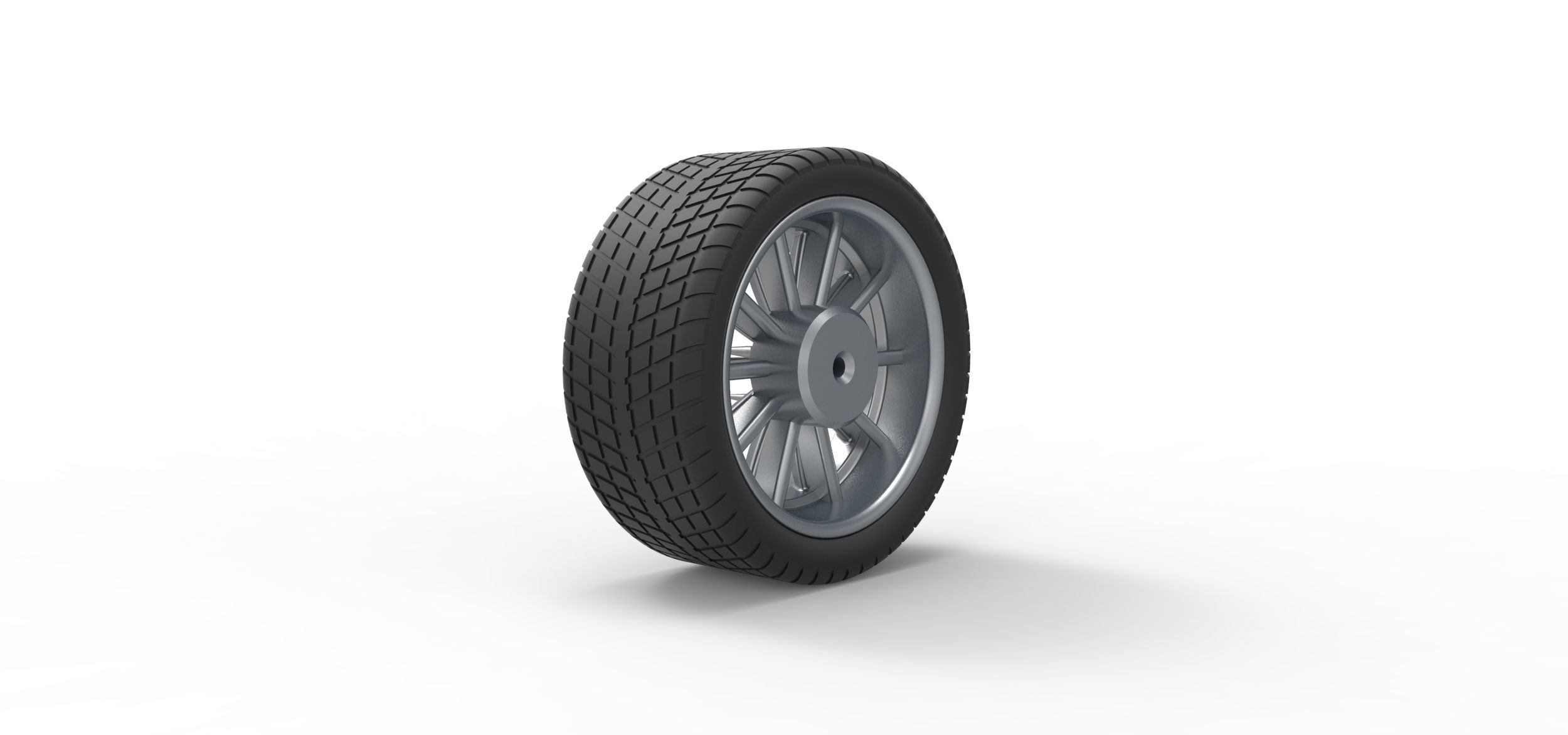Sport wheel 10 3D print model_3