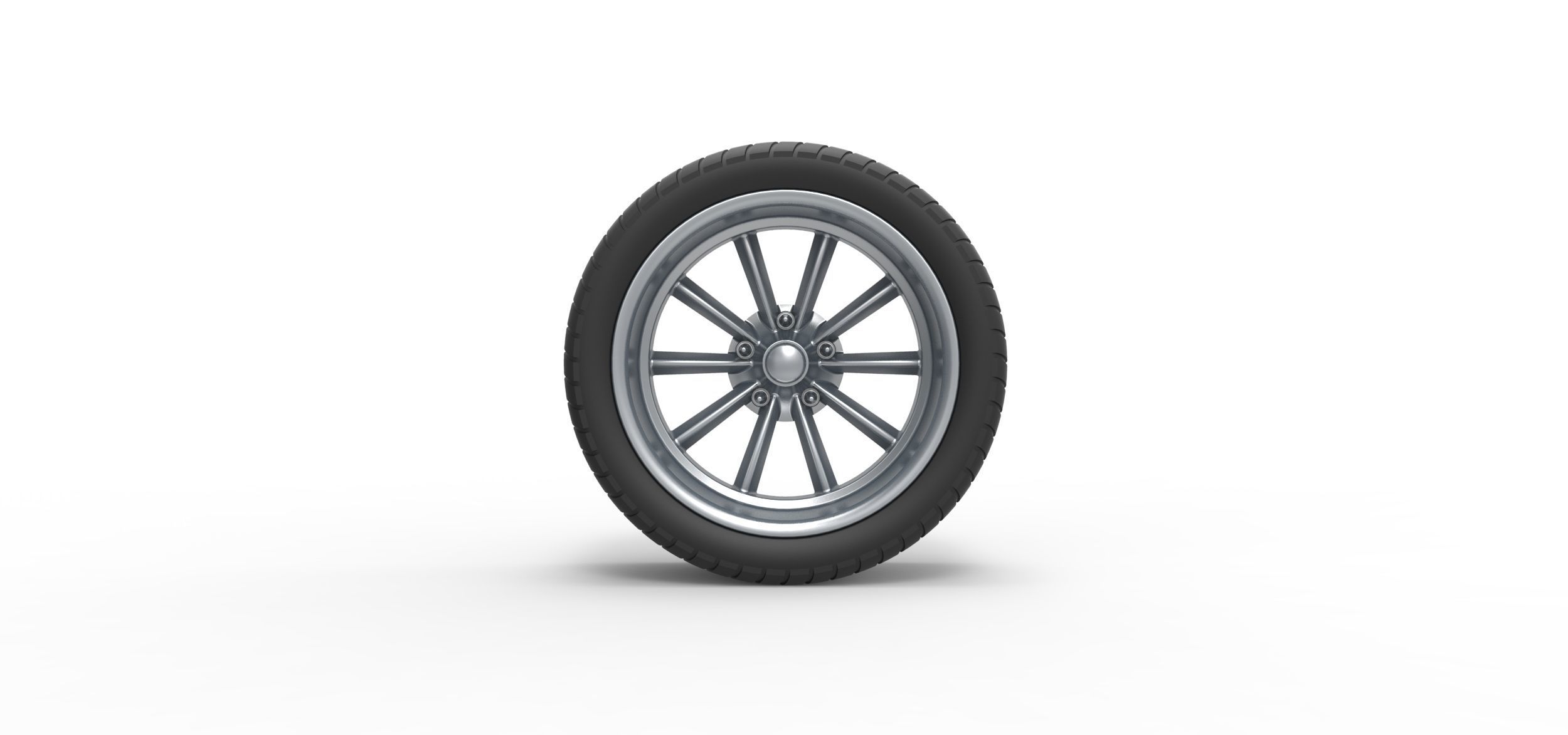 Sport wheel 10 3D print model_4