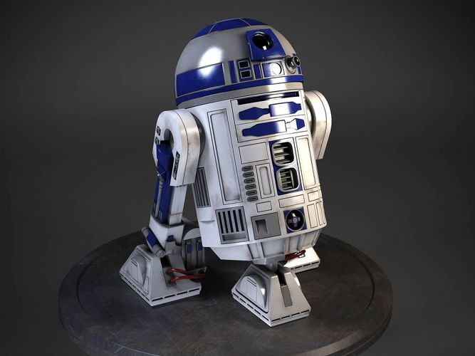 R2D2 Droid Star Wars 3D model