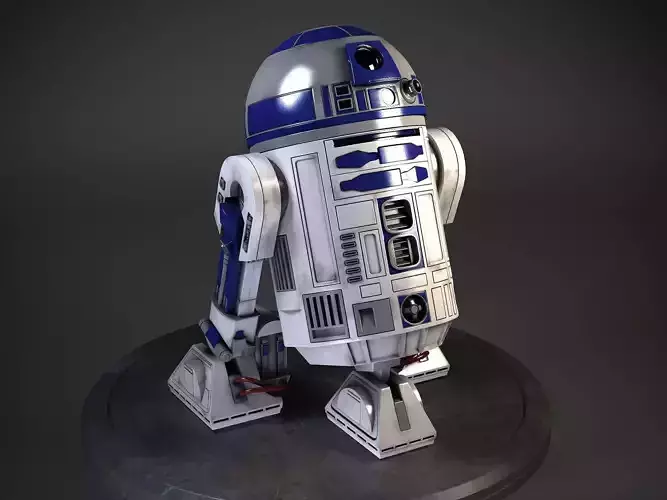 R2D2 Droid Star Wars 3D model