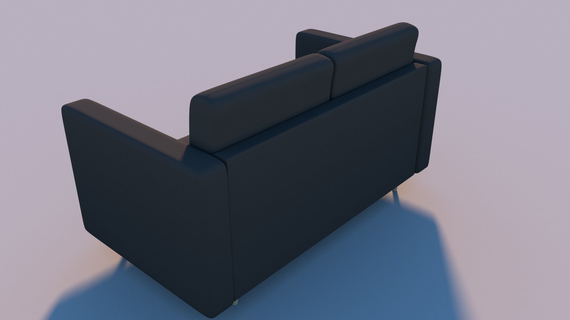 Simple Sofa Free 3D model_2