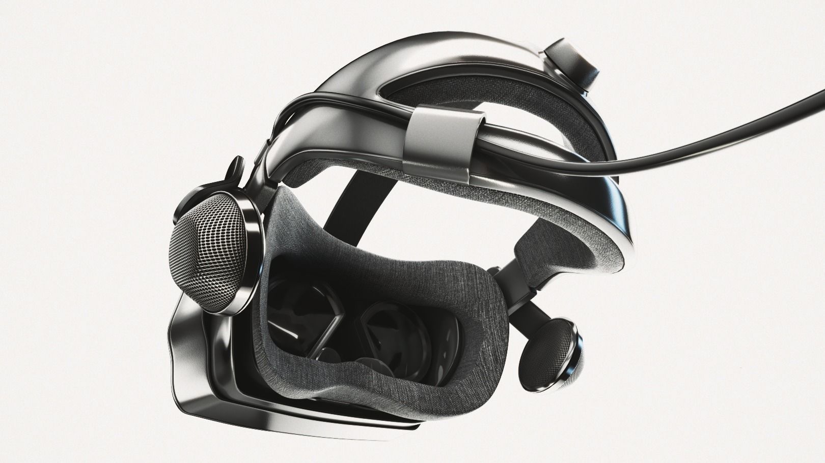 Valve Index VR headset with controllers and sensors - full kit 3D model_10