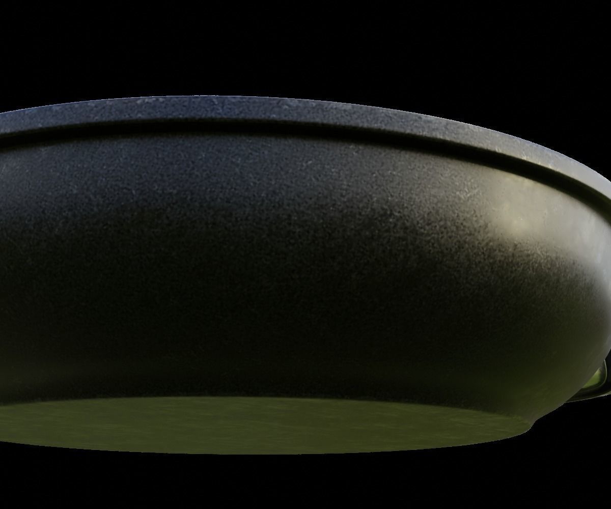 Frying pan 3D model_2