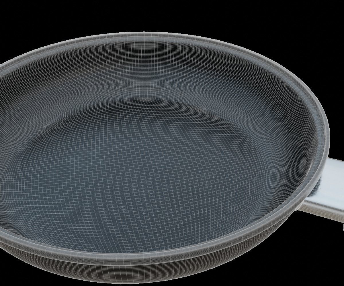 Frying pan 3D model_4