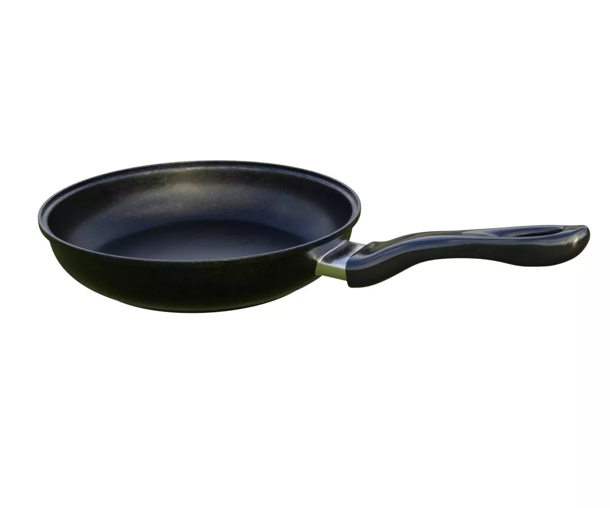Frying pan 3D model_0