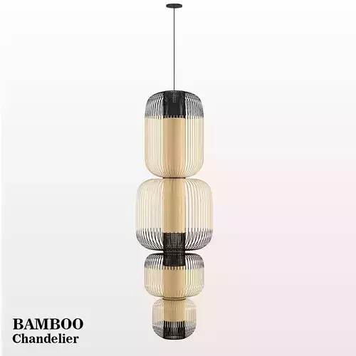 BAMBOO LIGHT TOTEM 4 LIGHTS